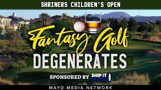 2023 Shriners Children’s Open, DraftKings Plays | Fantasy Golf Degenerates