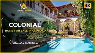  COLONIAL TREASURE! House for sale in Granada, Nicaragua | Casa Perla Escondida