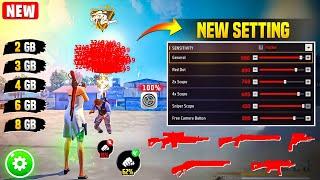 Free Fire Headshot Setting After Ob49 Update 2025Best Sensitivity Settings ️| Sensitivity Setting