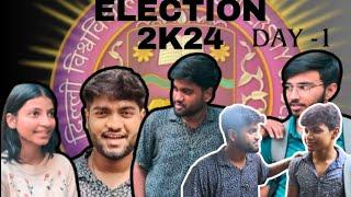 DUSU ELECTION 2K24 || MEETING JUNIORS || ZHDC DELHI UNIVERSITY #campus #viralvideo #trendingvideo