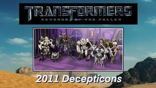 Transformers ROTF 2011 Decepticons - The Fallen, MB Megatron, Starscream, Soundwave, Grindor