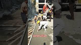 Roof slope concrete technical work! short video