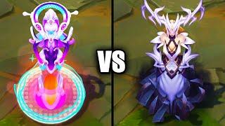 Space Groove Lissandra vs Coven Lissandra Skins Comparison (League of Legends)