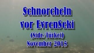 Schnorcheln vor Evrenseki (Side/Türkei) (FullHD)