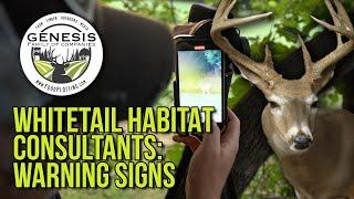 Whitetail Habitat Consultants: WARNING SIGNS!