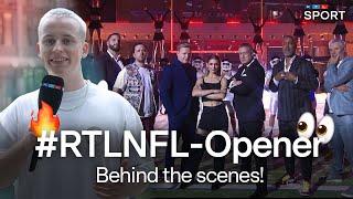 BEHIND THE SCENES beim RTLNFL-Opener! | RTL Sport