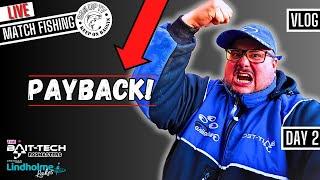 PAYBACK! DAY 2 BAIT- TECH RODMASTERS 3 DAY FESTIVAL LINDHOLME LAKES | BAGUPTV OCT 2024