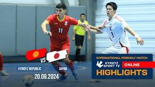 HIGHLIGHTS | Kyrgyzstan - Japan | Futsal | International Friendly Match | 2024