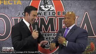 תחרות מר אולימפיה 2019 mr olympia, פיתוח גוף למקצוענים