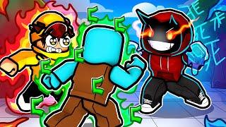 Unlocking INFINITE MOVES To Troll My Friends In Roblox The Strongest Battlegrounds...