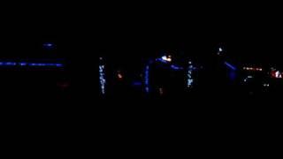Christmas Tree Catches on Fire and Then Turns into Great Light Show