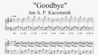 "Goodbye — Hachiko" - Piano sheet music (by Tatiana Hyusein)