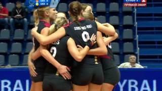 Волейбол  Чемпионат Европы 2011  Женщины  Группа А  Германия   Украина