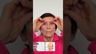 86 years old doing face massage daily. #shorts_ #faceexercise #facemassage #beautytips #facefitness