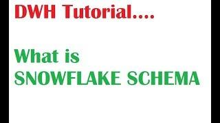 DWH Tutorial 4 : What is Snowflake Schema in Dimensional Modeling