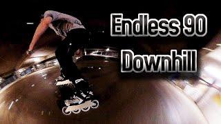 Parking Garage Downhill On The Endless 90 Inline Skate Frame