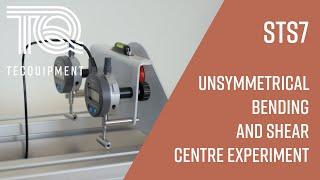 Unsymmetrical Bending and Shear Centre Experiment STS7 - Next Generation Structures - TecQuipment