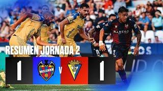 J2 Resumen del partido Levante UD 1-1 Cádiz CF | LaLiga Hypermotion 2024/25 | Levante UD