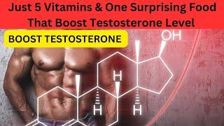 Top 5 Vitamins That Boost Testosterone Levels | Low Testosterone | Low Testosterone Symptoms