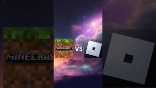 Minecraft Vs Roblox #shorts #minecraft #roblox #games