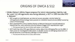 Internet Platform Liability: Lessons from the DMCA