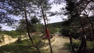 Park Linowy "Skarbka" Czerwona Trasa (Tyrolka) HD - GoPro