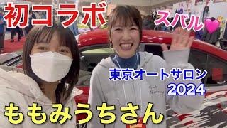 車好き女子YouTuberさんと初コラボ ももみうちさんとマル秘トーク 2024東京オートサロン練り歩き 後編 スバルWRX S4 STIスポーツ