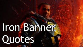 Destiny 2 - Iron Banner Lord Saladin Quotes