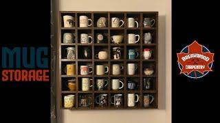 Custom Mug Cubby Shelf