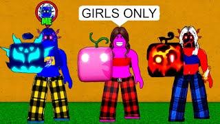 Sneaking into a GIRLS ONLY Tournament in Blox Fruits!