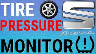 Seat Arona: Set Tyre Pressure For Monitoring