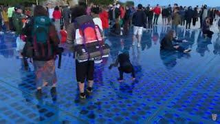 Monument to the Sun.  Round Pad with Changing Lights. NEAT!! - Zadar Croatia - ECTV