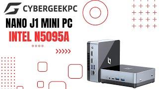 CyberGeek Nano J1 Mini PC - Intel N5095A Quad-Core (2.9Ghz) 8GB RAM 3200MHz, 256GB NVMe $119.99