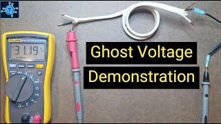 #64 - What is a Ghost Voltage?  Fluke 116 LoZ Demonstration.