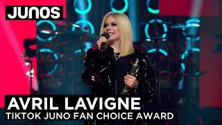 Avril Lavigne wins the TikTok JUNO fan choice award | 2023 Juno Awards