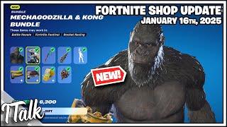 *NEW* MECHAGODZILLA & KONG BUNDLE! Fortnite Item Shop [January 16th, 2025] (Fortnite Chapter 6)