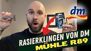 1,49€ Rasierklingen vom dm im Test 🪒 Kopfrasur mit Mühle R89 Rasierhobel der Glatze