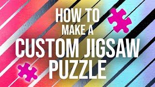 How to Spray Paint a Jigsaw Puzzle (make any custom puzzle you want)