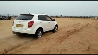 SsangYong Korando (2w) on sand