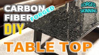 How to Make a Forged Carbon Fibre Table Top [DIY] (Forged Carbon Fibre Skinning)