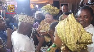 Yoruba nollywood actors took over the stage at Lateef and Adebimpe wedding