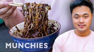 Make Jajangmyeon, Korean Noodles In A Black Bean Sauce | Quarantine Cooking