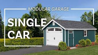 Single Car Modular Garages - Stoltzfus Structures