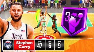 Team USA Steph Curry Build is LETHAL in NBA 2K24!