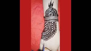 new gorgeous back hand mehndi design ##mehndi passion of Sk