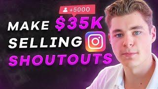 How We Made $30K Selling Shoutouts on Instagram | Live Training