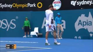 Bernard Tomic v Teymuraz Gabashvili highlights (QF)