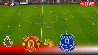 LIVE : Manchester United vs Everton | Premier League 24/25 | Full Match | PES Game Simulation