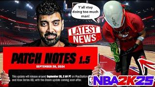 PATCH 1.5 IS HERE! 5 Shocking Changes to NBA 2K25 - JOEKNOWS BREAKS THE GAME