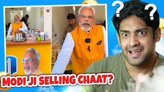 MODI JI SELLING STREET FOOD!